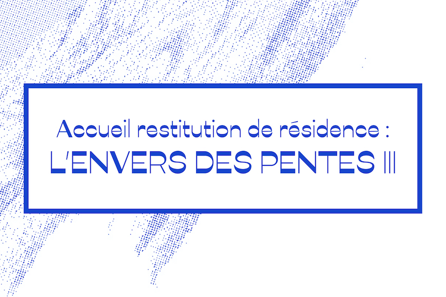 L’ENVERS DES PENTES _ ACCUEIL RESTITUTION III￼
